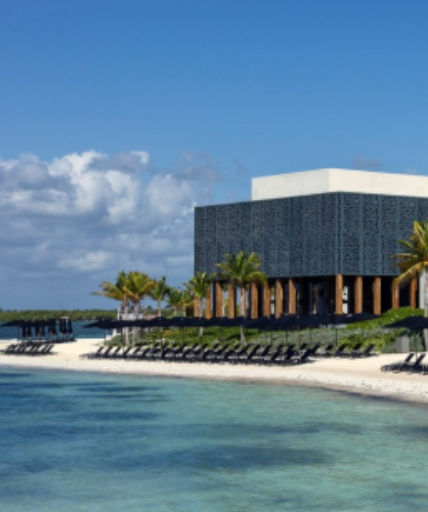 A stunning beachfront resort in Cancun offering crystal-clear waters, modern architecture, and ultimate relaxation.