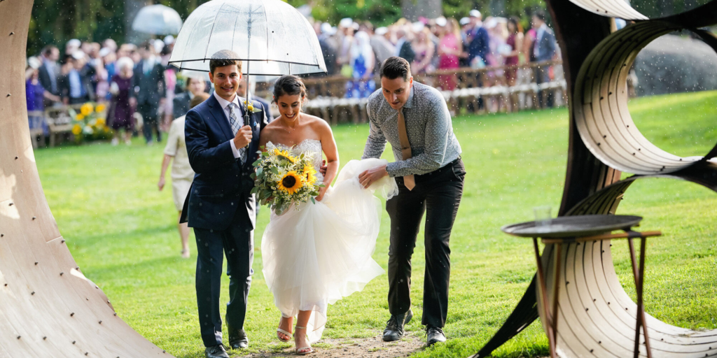 Calm coordination helps weddings continue smoothly through unexpected moments.