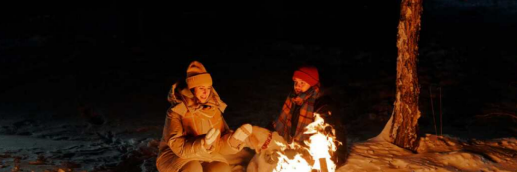 A honeymoon doesn't have to be tropical. Sometimes your perfect escape is a quiet cabin, a crackling fire, and time together under the stars.