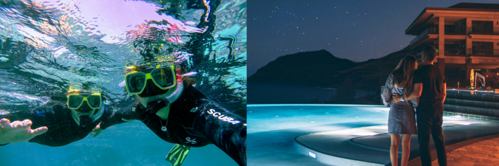 Adventurous versus relaxed honeymoon styles
