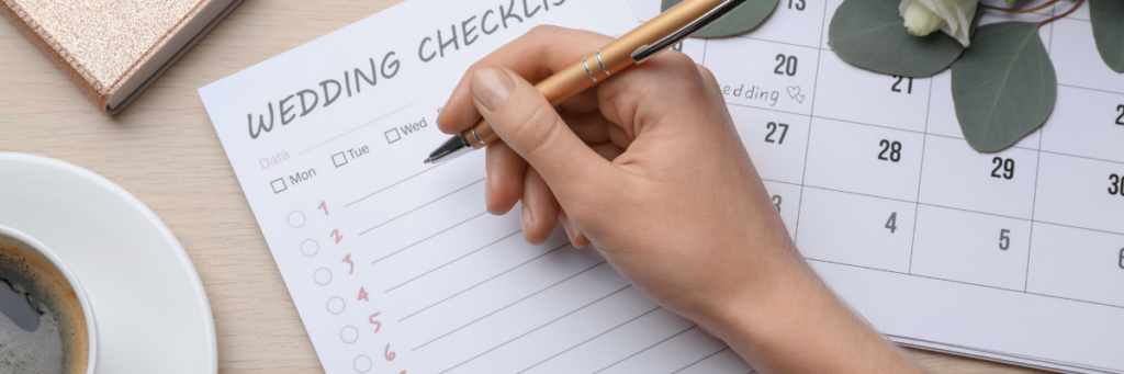 Wedding day timeline planning, staying organized under real-world changes